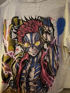 Demon Slayer: Kimetsu No Yaiba Akaza T-Shirt, Medium